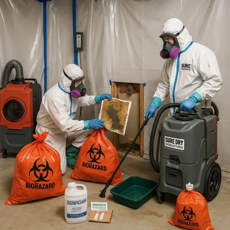Contaminated Water Handling Protocols process in Paxton, MA
